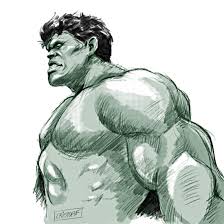 Hulk Theavengers Avengers Sketch Illustration Superheros Superhero Croquis Drawing Creative Cristoeuf Drawi Hulk Sketch Comic Book Artwork Hulk Art
