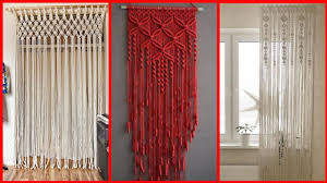 Macrame large wall hanging, boho bedroom decor, kitchen curtain this beautiful item made with 100% cotton rope. Pretty Diy Macrame Curtains Ideas Curtains For Living Room Windows Kitchen Doors Youtube