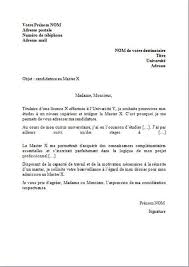 Lettre De Motivation Pour Un Master Modele Et Conseils Exemple De Lettre De Motivation Lettre De Motivation Lettre De Motivation Master