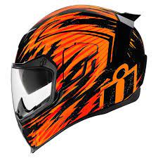 Because motocross and motorcycle riding, in general, are such active hobbies, it is imperative to that a rider wear the proper safety gear. Icon Airflite Fayder Motorcycle Helmet Orange Buy Price Photos Reviews In The Online Store Partner Moto