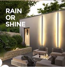 Can a wall light be used as an outdoor light? Modern Waterproof Outdoor Long Strip Led Wall Lamp Ip65 Aluminum Wall Light Garden Porch Sconce Light 110v 220v Sconce Luminaire Led Outdoor Wall Lamps Aliexpress