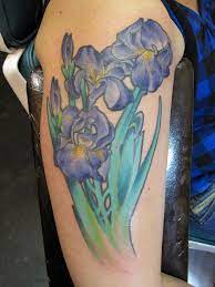 Van Gogh Iris Tattoo Iris Tattoo Art Nouveau Tattoo Flower Van Gogh Irises