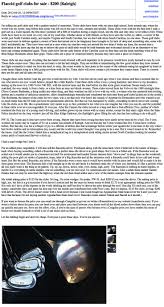 Craigslist Ad Offers In Depth Glimpse Into Golfer S Horrible Life About Me Blog Ads Life