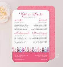 Nail Technician Manicurist Or Nail Salon Menu Salon Price Etsy Nail Salon Prices Salon Menu Nail Prices