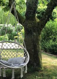 Relaxing Hanging Chair Underneath An Old Beautiful Cherry Tree Garden Moments Hammock Heaven Cherry Trees Garden Hanging Chair Travel Style