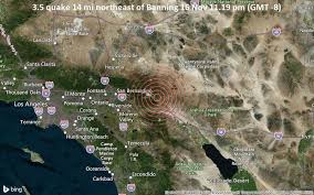 Small 3 5 Quake Hits Near Riverside California Volcanodiscovery