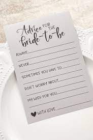 Grey Advice For The Bride Cards Advice For The Bride Cards Etsy In 2021 Bridal Shower Advice Bridal Shower Advice Cards Bridal Shower Brunch