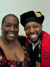 I'm full of emotions. Dr. Jerry Quinton Staples II I am SO PROUD OF YOU!!  Watching the process and the rigor of studying, defending and building your  stance in today's climate has