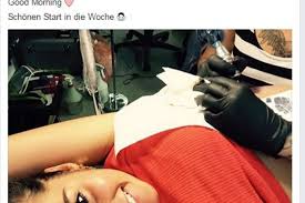 Sarah engels freut sich schon auf das tattoo für ihren alessio. Sarah Lombardi Hat Ein Tattoo Susser Liebes Beweis Fur Alessio Gala De
