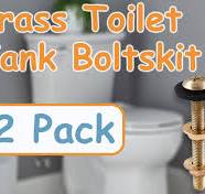 Amazon.com: 2 Pack Brass Toilet Tank Boltskit,Toilet Seat ...