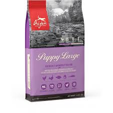 This product is meat based, unlike conventional dog food with whole grains as its primary source of protein. Orijen Puppy Large Orijen Pet Foods Co Uk