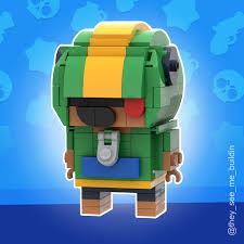 Lego brawl stars brawl ball | stop motion animation. Brawl Stars Leon Brickheadz Moc Lego Brawl Cartoon Art