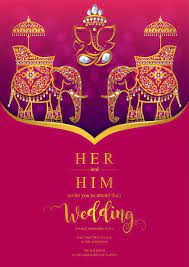 Wedding Invitation Card Templates Premium Vector Indian Wedding Invitation Cards Marriage Invitation Card Hindu Wedding Invitations
