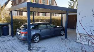 One of america's best selling carports & garages. Einzel Carport Aus Stahl Vor Bestehende Garage News Brandl