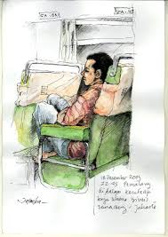 Jatmika Sketch Drawing Senja Utama Semarang Semarang Karikatur