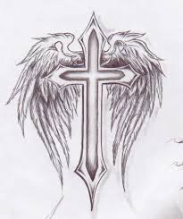 Cross With Angel Wings Cross With Wings Tattoo Back Tattoo Wings Tattoo