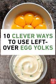 Egg yolk recipes are not just for dessert! Pin On Cooking Baking Tips