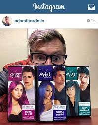 Introducing Our Three New Splat Hair Colors Berry Blast Purple Desire And Deep Emerald Enjoy Everyone Pinkhair Purp Splat Hair Color Hair Color Hair Envy