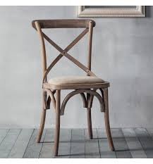 Woodcraft sells handmade solid wood furniture in toronto & across canada. Cafe Cross Back Dining Chair Natural Wood Set Of 2
