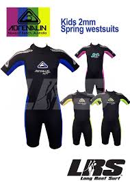 Details About New Adrenalin Kids Springsuit Wetsuit Short