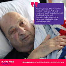 Lonely patients heal slower. And this winter, many people in our hospitals  will face long days without a visit from a familiar face. Recovery is about  far more than medical treatment. National