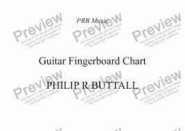 Guitar Fingerboard Chart For Worksheets By Philip R Buttall Sheet Music Pdf File To Download