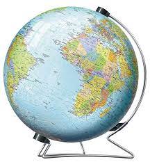 Construct your own globe in amazing 3d! Buy Ravensburger World Globe 3d Puzzle 550pc