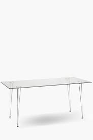 Milan Glass 6 Seater Dining Table Shop Dining Room Furniture Sho 6 Seater Dining Table Formal Dining Room Sets Dining Room Design