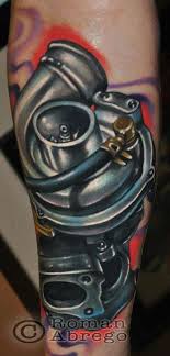Trendy 3d tattoo design ideas. 21 Turbo Tattoos On Sleeve