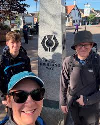 Day 1 done yesterday Milngavie to Balmaha Great weather