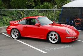 Guards Red Porsche 993 Carrera 4s With Duckbill On Techart Wheels Everyday993 Porsche Porsche Vintage Porsche Porsche 993
