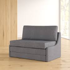 Zipcode Design Sabine 43 31 Armless Sofa Bed Reviews Sleeper Wayfair In 2020 Sofa Bed Armless Sofa Love Seat