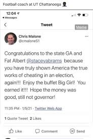 Malone has since deleted the tweet. 740ncegmjkkmsm