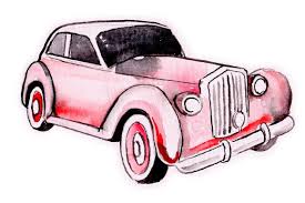 Download Watercolor Red Vintage Car Svg Cut File By Creative Fabrica Crafts Creative Fabrica