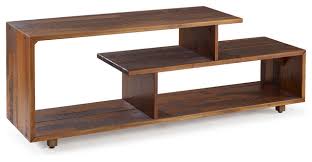 .this contemporary wood tv console a striking appearance. 60 Rustic Solid Wood Tv Stand Console Entertainment Center Transitional Entertainment Centers And Tv Stands By Walker Edison Houzz