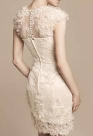 White Color Petal Pattern Bridesmaid Wedding Dress Short Lace Wedding Dress Wedding Dresses Lace Wedding Dress Cap Sleeves