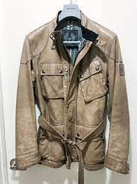 Belstaff Waxed Leather Mens Panther Color Birch Brown Size Xl Us 56 It Fashion Clothing Shoes Accessories Menscloth Leather Men Belstaff Coats Jackets