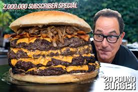 On my youtube channel (formerly known as frenchguycooking . Sam The Cooking Guy On Twitter What Do You Do When You Hit 2m Youtube Subscribers You Make A 20 Pound Cheeseburger Of Course And You Thank Everyone From The Bottom Of