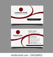 All elements are resizable and editable without losing quality. Simple Business Card Design Your Business Stock Vector Royalty Free 1342160015