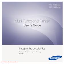 (3 stars by 47 users). Samsung Scx 4600 Series User Manual Pdf Download Manualslib