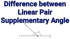 Available to supply something extra when needed. Difference Between Linear Pair And Supplementary Angle Youtube