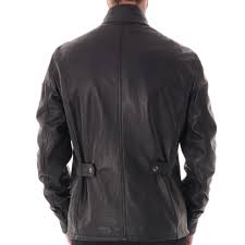 denesmere leather jacket black