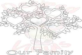 Download 5 Heart Family Tree Graphic By Desired Vinyls Creative Fabrica