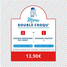 Formule Double Croq 2 Croque Monsieur Une Boisson Fraiche Croquemonsieur Francais Recettefrancaise Palai Croque Monsieur Boissons Fraiches Monsieur