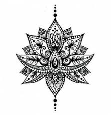 Cette fleur qui pousse dans les marécages occupe une place importante dans les cultures occidentales. 28 New Ideas Flowers Drawing Design Tattoo Lotus Mandala Mandala Tattoo Lotus Mandala Lotus Mandala Tattoo