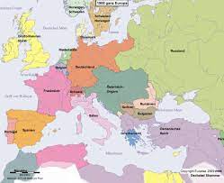 Die europakarte mit hauptstädten gibt aufschluss über die geographischen positionen der hauptstädte in den jeweiligen europäischen ländern. Euratlas Periodis Web Karte Von Europa Im Jahre 1900