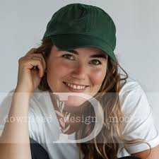 Otto Ball Cap Mockup for Baseball Caps Dark Green Baseball Cap Mockup Green  Ball Cap Mockups for Hats, Low Profile Cap Mockups Women's Hats