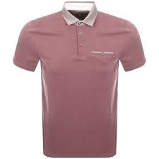 Black And Pink T Shirt Mens Ted Baker Aslam Polo T Shirt Pink Modesens Polo T Shirts Mens Polo T Shirts Ted Baker