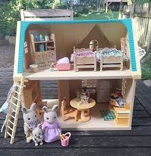 Calico Critters Sylvanian Families Applewood Cottage Kids Doll House Sylvanian Families Doll House