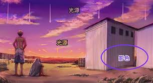 背景とキャラがなじむ 時間帯による色の選び方 いちあっぷ 色 キャラ 描き方